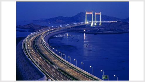 東海大橋橋墩支架噴AC鋁